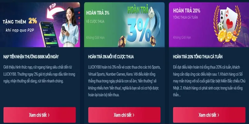 Thưởng Nạp Lần Đầu Casino